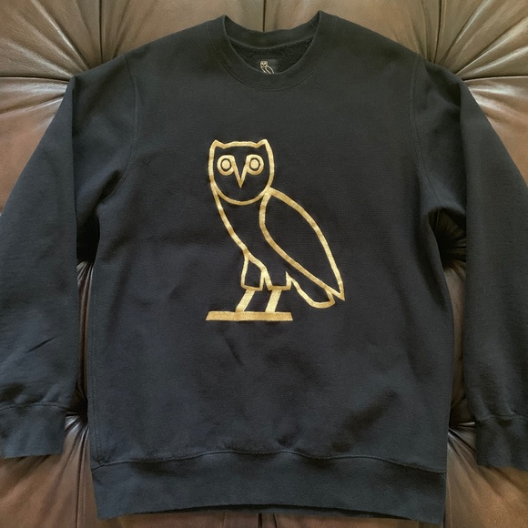 drake owl sweater